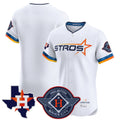 MATTH H.Astros White City Connect Texas Patch Vapor Premier Blank Player Limited Elite Home Stitched Jerseys