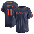 MATTH H.Astros #11 Cam Smith Player Navy City Connect Home Limited Stitched Jerseys