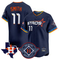 MATTH H.Astros #11 Cam Smith Player Navy City Connect Texas Patch Vapor Premier Limited Home Stitched Jerseys
