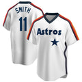 MATTH H.Astros #11 Cam Smith Player White Cooperstown Collection T-shirt Stitched Jerseys