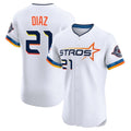 MATTH H.Astros #21 Yainer Diaz Player White City Connect Limited Elite Home Stitched Jerseys
