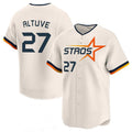 MATTH H.Astros #27 Jose Altuve Player Cream City Connect Limited Home Stitched Jerseys