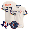 MATTH H.Astros #27 Jose Altuve Player Cream City Connect Texas Patch Vapor Premier Limited Elite Home Stitched Jerseys