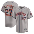 MATTH H.Astros #27 Jose Altuve Player Gray Home Limited Stitched Jerseys