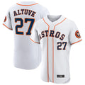 MATTH H.Astros #27 Jose Altuve Player White Limited Elite Home Stitched Jerseys