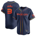 MATTH H.Astros #3 Jeremy Pe?a Player Navy City Connect Home Limited Stitched Jerseys