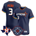MATTH H.Astros #3 Jeremy Pe?a Player Navy City Connect Texas Patch Vapor Premier Limited Elite Home Stitched Jerseys