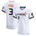 MATTH H.Astros #3 Jeremy Pe?a Player White City Connect Limited Elite Home Stitched Jerseys