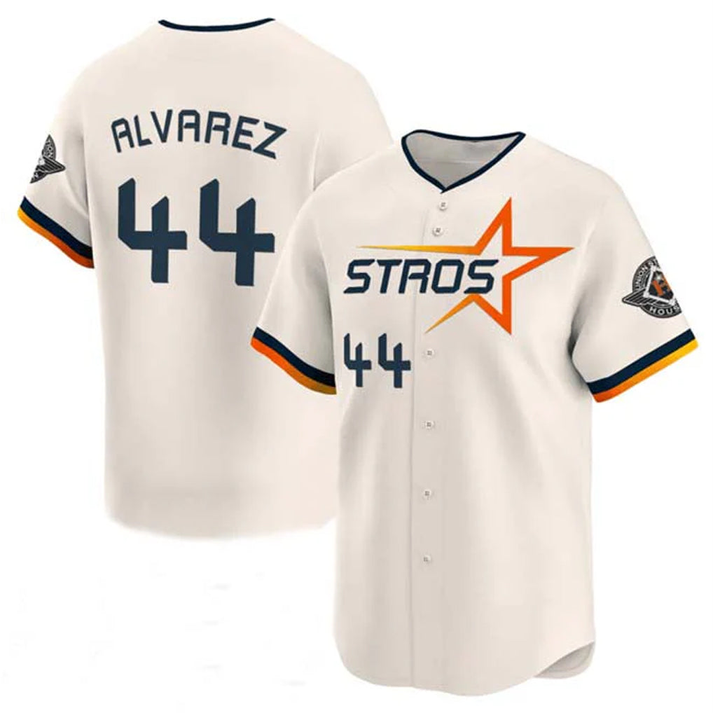 MATTH H.Astros #44 Yordan Alvarez Player Cream City Connect Limited Home Stitched Jerseys