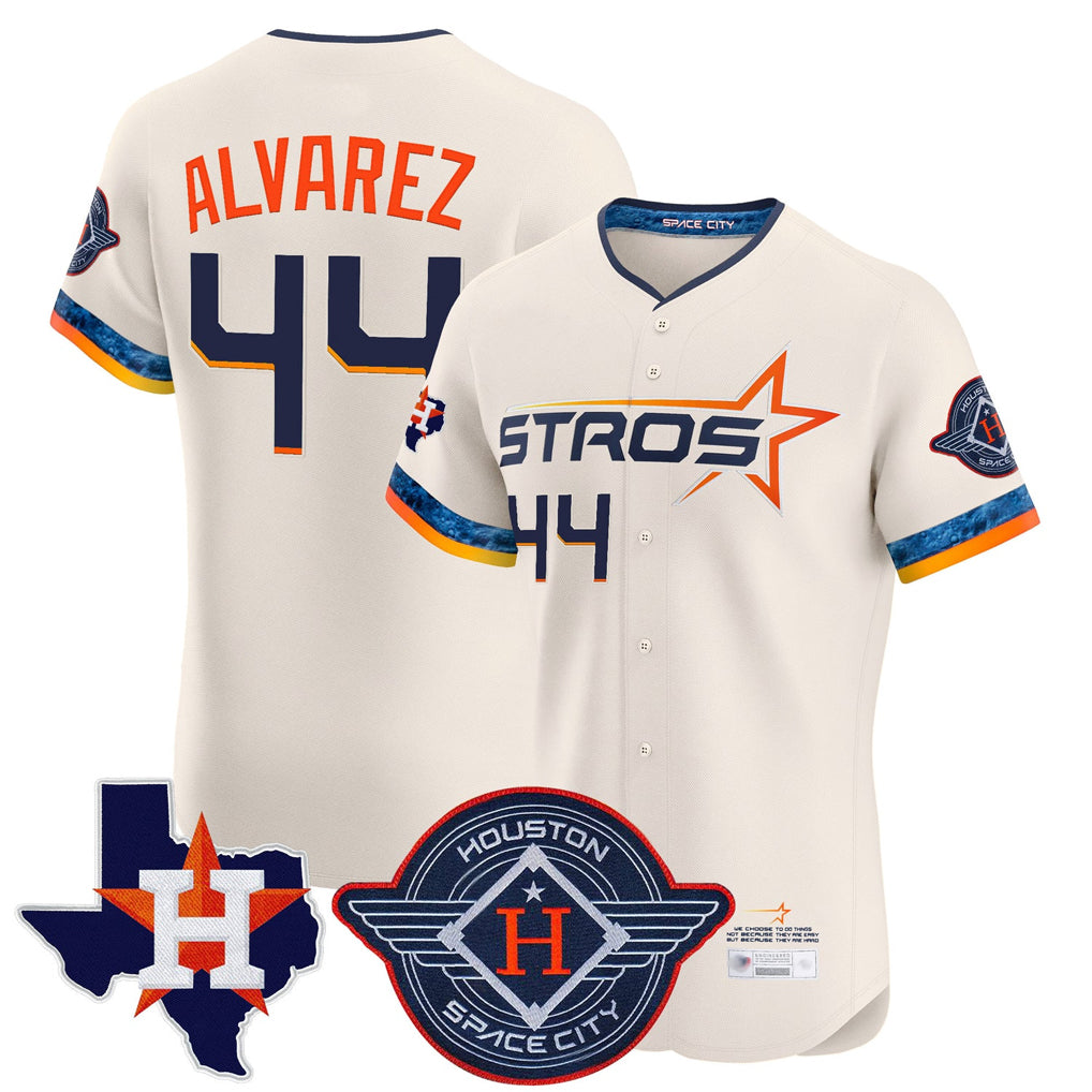 MATTH H.Astros #44 Yordan Alvarez Player Cream City Connect Texas Patch Vapor Premier Limited Elite Home Stitched Jerseys