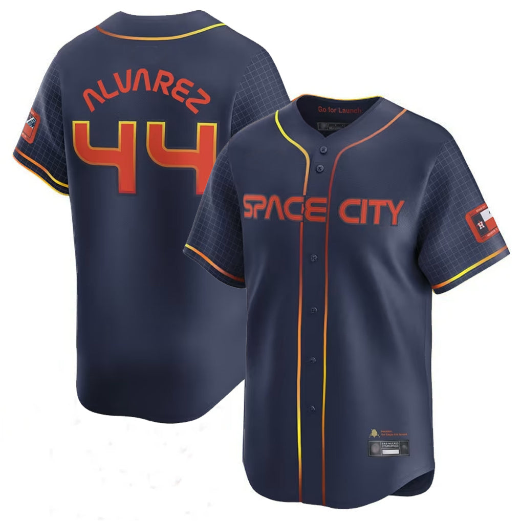 MATTH H.Astros #44 Yordan Alvarez Player Navy City Connect Limited Home Game Stitched Jerseys