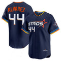 MATTH H.Astros #44 Yordan Alvarez Player Navy City Connect Limited Home Stitched Jerseys