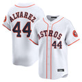 MATTH H.Astros #44 Yordan Alvarez Player White Home Limited Stitched Jerseys