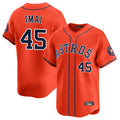 MATTH H.Astros #45 Tatsuya Imai Player Orange Home Limited Stitched Jerseys