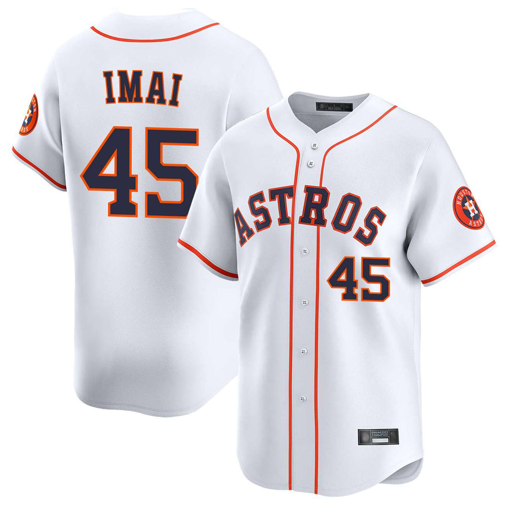 MATTH H.Astros #45 Tatsuya Imai Player White Home Limited Stitched Jerseys
