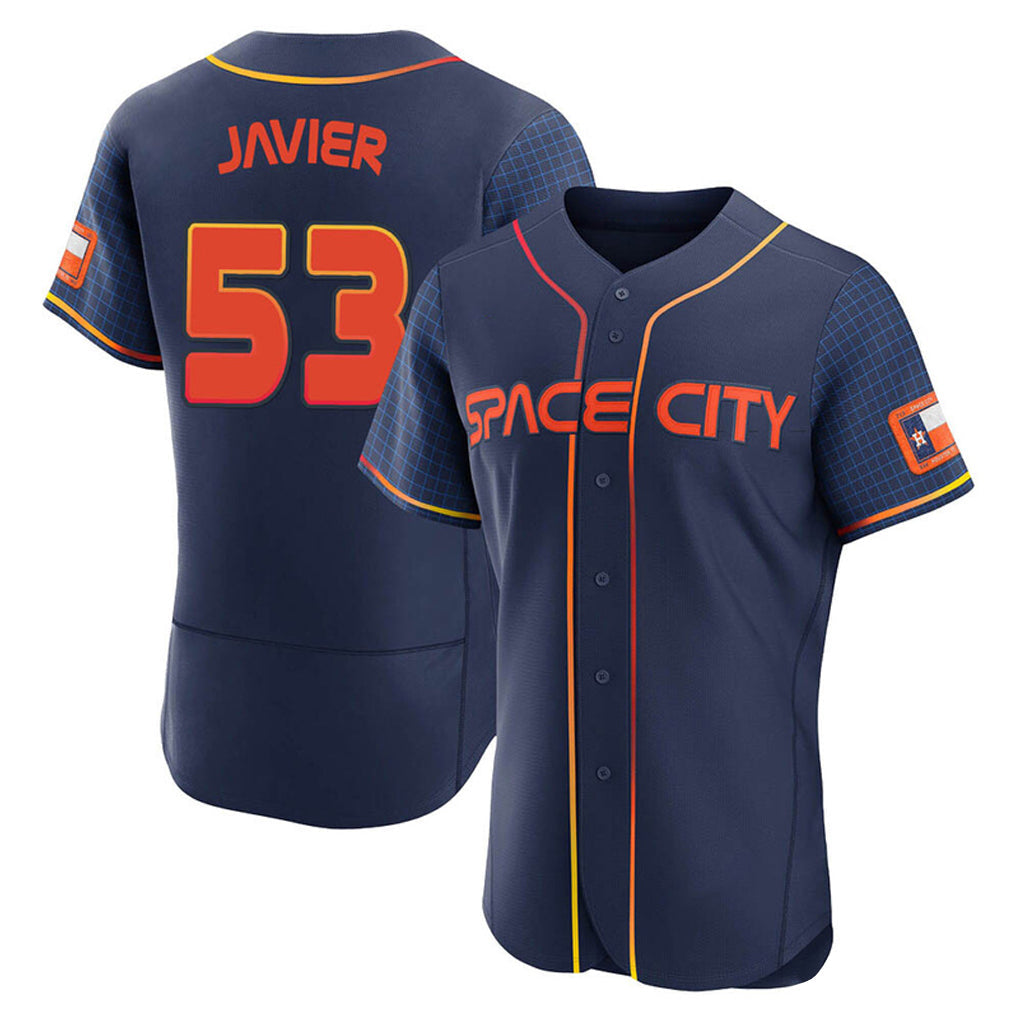 MATTH H.Astros #53 Cristian Javier Player Navy City Connect Limited Elite Home Stitched Jerseys