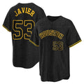 MATTH H.Astros #53 Cristian Javier Player Snake Skin City Home Game Stitched Jerseys
