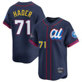 MATTH H.Astros #71 Josh Hader Player Navy American League All-Star Game Limited Stitched Jerseys