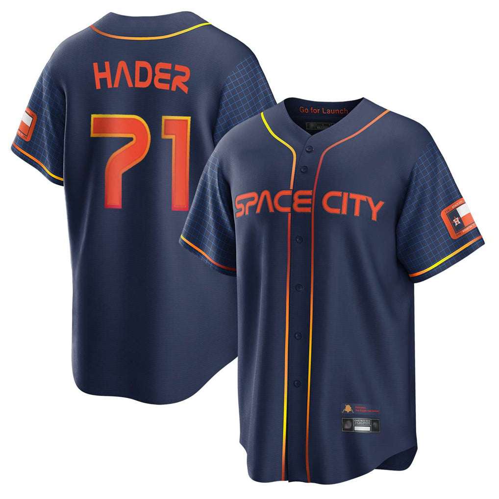 MATTH H.Astros #71 Josh Hader Player Navy City Connect Home Game Stitched Jerseys