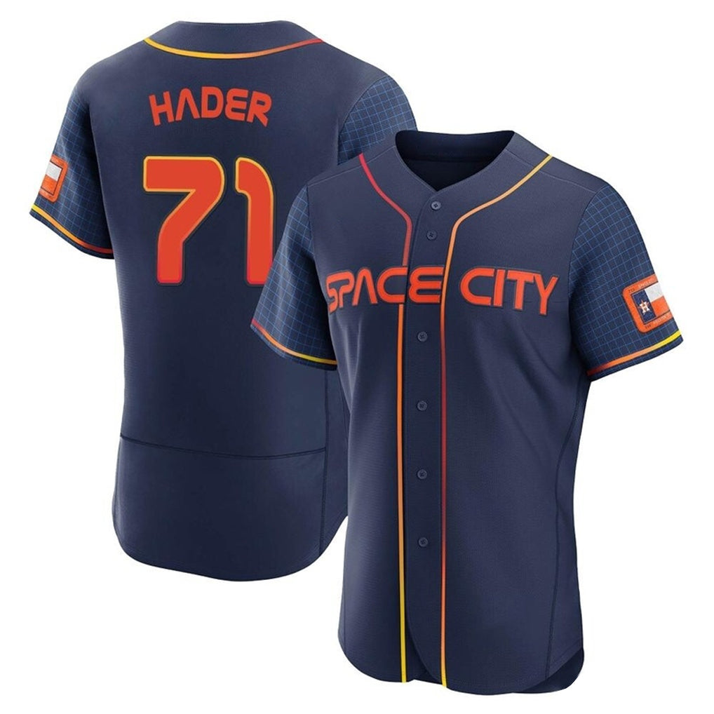MATTH H.Astros #71 Josh Hader Player Navy City Connect Limited Elite Home Stitched Jerseys