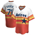 MATTH H.Astros #71 Josh Hader Player Rainbow Cooperstown Collection T-shirt Stitched Jerseys