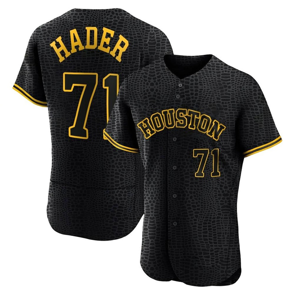 MATTH H.Astros #71 Josh Hader Player Snake Skin City Limited Elite Home Stitched Jerseys