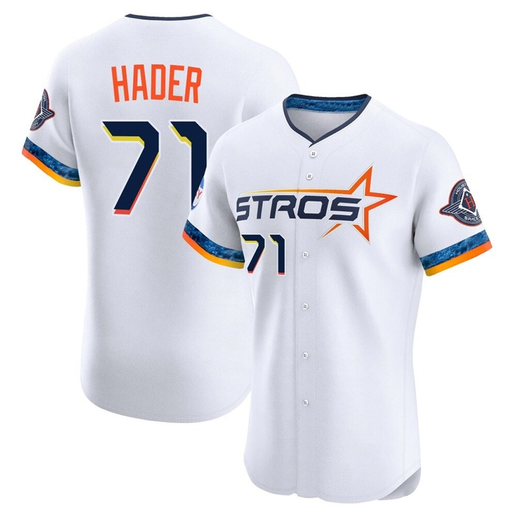 MATTH H.Astros #71 Josh Hader Player White City Connect Limited Elite Home Stitched Jerseys
