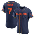 MATTH H.Astros #7 Craig Biggio Player Navy City Connect Limited Elite Home Stitched Jerseys