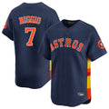MATTH H.Astros #7 Craig Biggio Player Navy Home Limited Stitched Jerseys