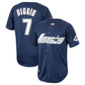 MATTH H.Astros #7 Craig Biggio Player Navy Mitchell & Ness Cooperstown Collection 1994 Limited Stitched Jerseys