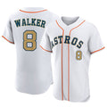 MATTH H.Astros #8 Christian Walker Player Gold Collection Limited Elite Home Stitched Jerseys