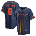 MATTH H.Astros #8 Christian Walker Player Navy City Connect Home Game Stitched Jerseys