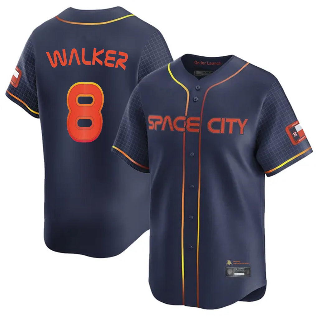 MATTH H.Astros #8 Christian Walker Player Navy City Connect Home Limited Stitched Jerseys