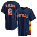 MATTH H.Astros #8 Christian Walker Player Navy Home Game Stitched Jerseys