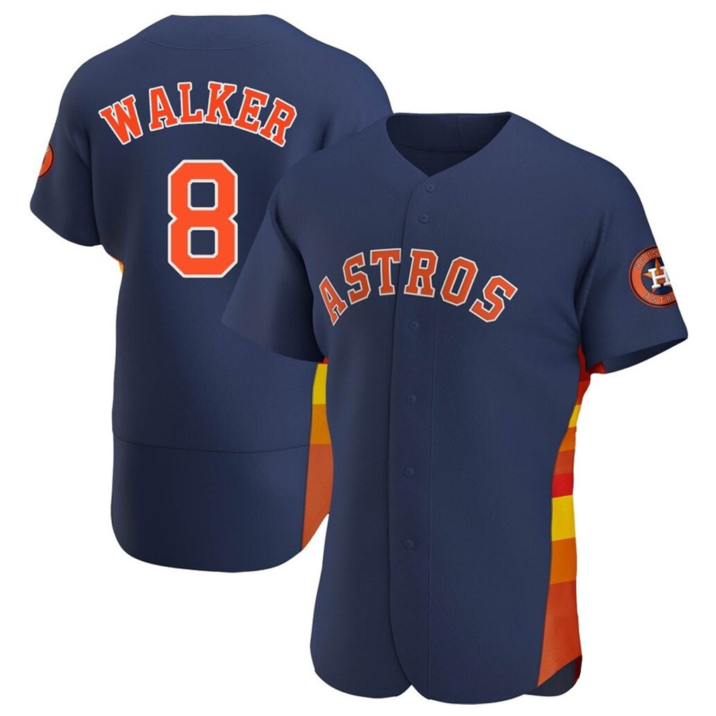 MATTH H.Astros #8 Christian Walker Player Navy Home Limited Elite Stitched Jerseys