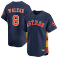 MATTH H.Astros #8 Christian Walker Player Navy Home Limited Stitched Jerseys