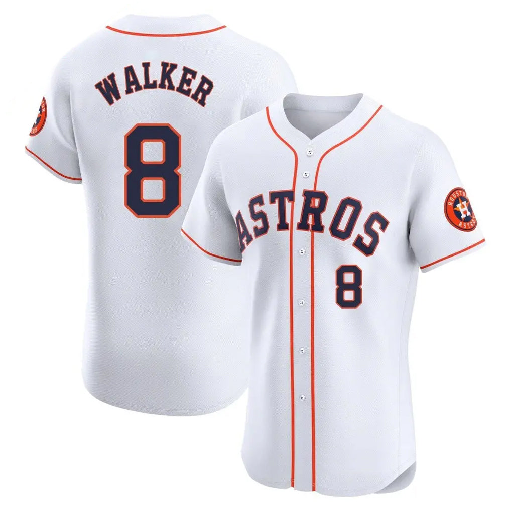 MATTH H.Astros #8 Christian Walker Player White Limited Elite Home Stitched Jerseys