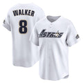 MATTH H.Astros #8 Christian Walker Player White Throwback Cooperstown Collection Limited Stitched Jerseys