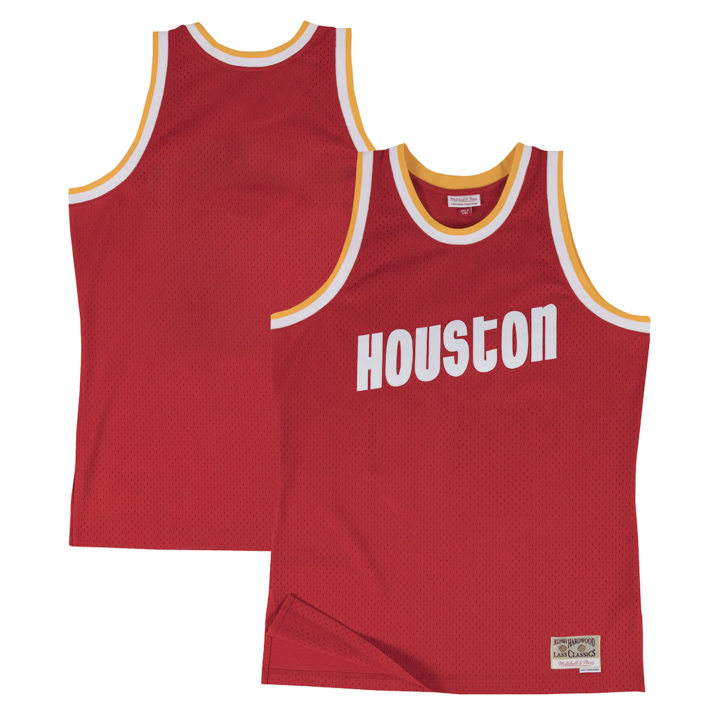 MATTH H.Rockets Mitchell & Ness Red 1996-97 Hardwood Classics Swingman Stitched Jerseys