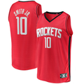 MATTH H.Rockets H.Rockets #10 Jabari Smith Jr. Red Fast Break Replica Player Stitched Jerseys-Icon Edition
