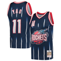 MATTH H.Rockets #11 Yao Ming Mitchell & Ness Navy 2002-2003 Hardwood Classics Swingman Stitched Jerseys