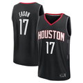 MATTH H.Rockets #17 Tari Eason Black Fast Break Replica Player Stitched Jerseys-Statement Edition
