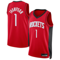 MATTH H.Rockets #1 Amen Thompson Red Swingman Player Stitched Jerseys-Icon Edition