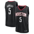 MATTH H.Rockets #5 Fred VanVleet Black Fast Break Replica Player Stitched Jerseys-Statement Edition