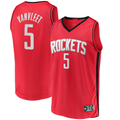 MATTH H.Rockets #5 Fred VanVleet Red Fast Break Replica Player Stitched Jerseys-Icon Edition