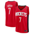 MATTH H.Rockets #7 Kevin Durant Red Fast Break Replica Player Stitched Jerseys-Icon Edition
