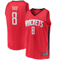 MATTH H.Rockets #8 Jae'Sean Tate Red Fast Break Replica Stitched Jerseys-Icon Edition