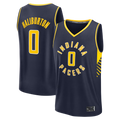 MATTH I.Pacers #0 Tyrese Haliburton  Navy Fast Break Replica Jerseys - Icon Edition