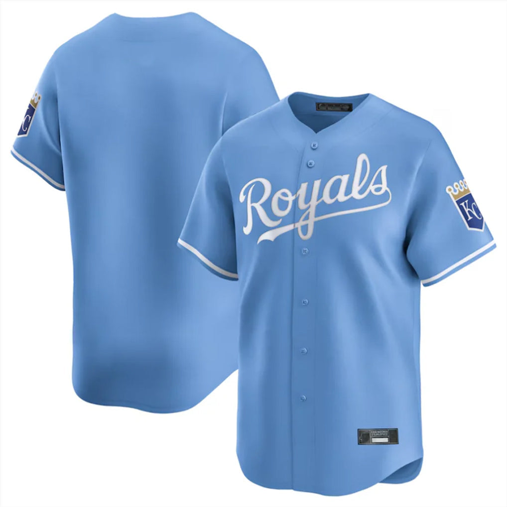 MATTH KC.Royals Light Blue Alt Limited Home Blank Player Stitched Jerseys