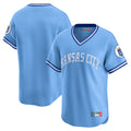 MATTH KC.Royals Light Blue Limited Throwback Cooperstown Collection Blank Player T-shirt Stitched Jerseys